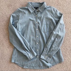 J. Crew Mercantile Chambray Blouse